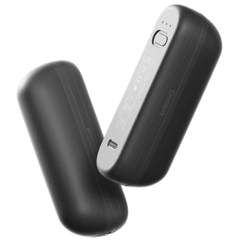 OCOOPA 손난로 충전식 2팩 자기 전기 휴대용 온열기 5200mAh 3단 난방 울트라 슬림 포켓 사이즈 피부 친화적인 소재로 안전하고 안심 - 겨울 선물의 첫 번째 선택 - 야외용 퀵 핸드워머