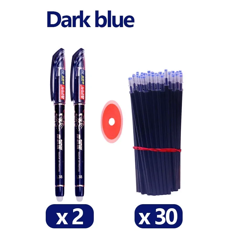 Гелевые ручки Bullet 33 шт., черный/темно-синий/красный/голубой
Гелевые ручки Bullet 33 шт., черный/темно-синий/красный/голубой