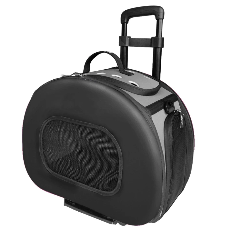 B51BKMD Tough-Shell Wheeled Collapsible Final Destination Pet Carrier- Black - Medium
B51BKMD Tough-Shell Wheeled Collapsible Final Destination Pet Carrier- Black - Medium