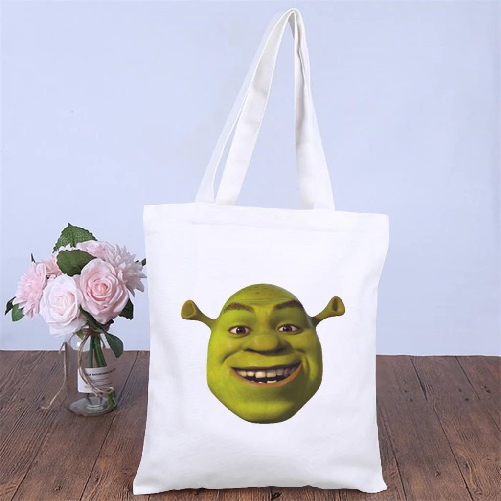 Giant HeadHandbag Shrek Comedy Film Shoulder Canvas Bags Men Women Storage Pocket Fitness Shopper HandBags Large Pouch Tote Bag
Giant HeadHandbag Shrek Comedy Film Shoulder Canvas Bags Men Women Storage Pocket Fitness Shopper HandBags Large Pouch Tote Bag