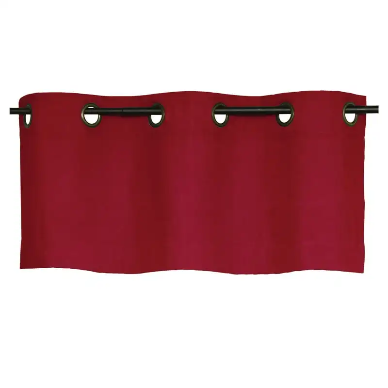 

Insulated Cotton Grommet Valance 40" x 15" in Burgundy