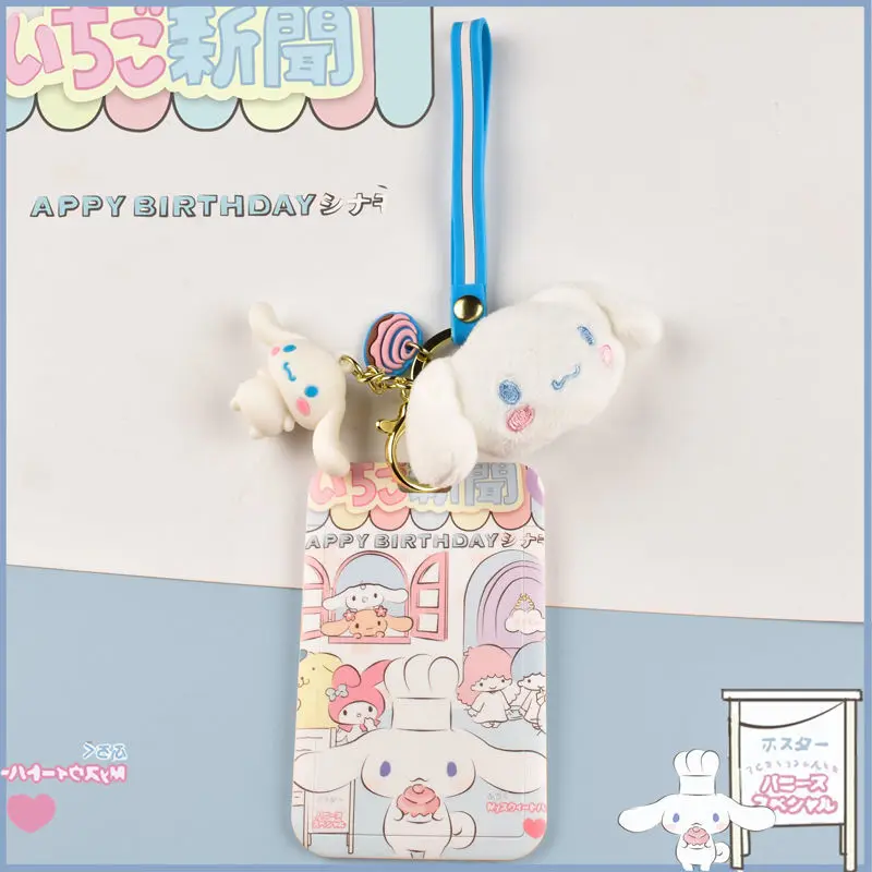 Sanrio Cartoon Cinnamoroll Card Sleeve Kawaii Anime Cute Student Campus Meal Card Protect Cover Doll Pendant Keychain Toys Girls
Sanrio Cartoon Cinnamoroll Card Sleeve Kawaii Anime Cute Student Campus Meal Card Protect Cover Doll Pendant Keychain Toys Girls
