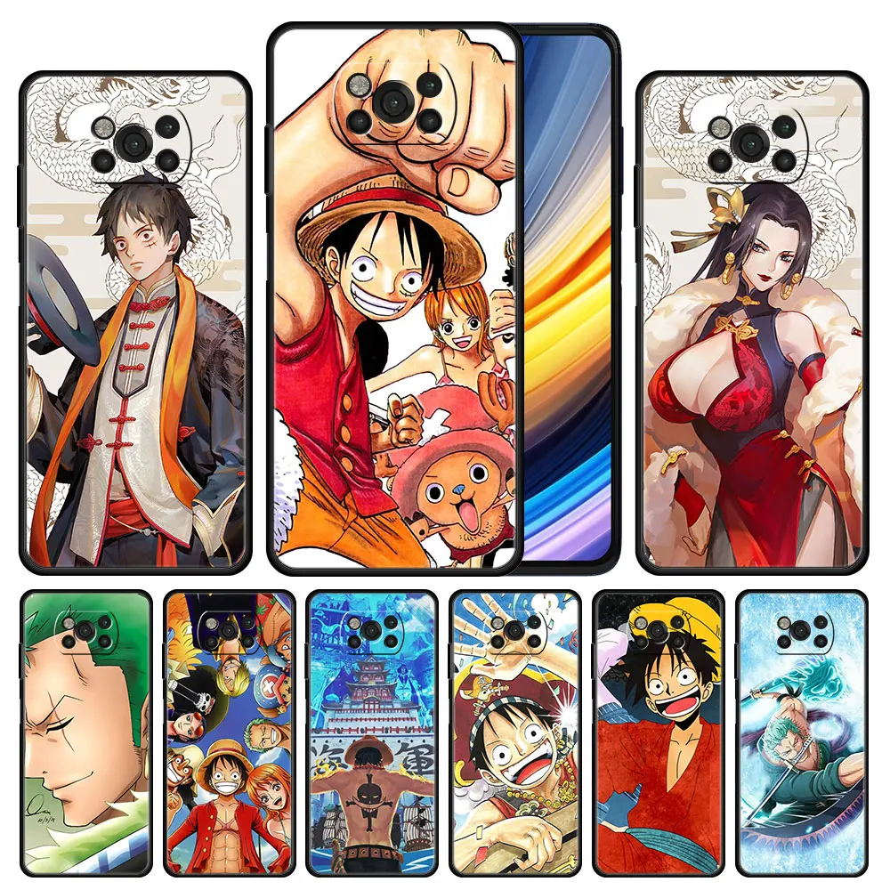 

Case Cover for Xiaomi Poco X3 X4 M3 F1 F2 F3 M3 M4 NFC Redmi K40 K40s K50 11T 12 12X Pro Official One Piece Character Cartoon