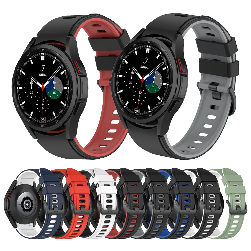 No Gaps Silicone Sport band For Samsung Galaxy Watch 4 40mm 44mm Strap For Galaxy Watch4 Classic 46mm 42mm Bracelet Watchbands
No Gaps Silicone Sport band For Samsung Galaxy Watch 4 40mm 44mm Strap For Galaxy Watch4 Classic 46mm 42mm Bracelet Watchbands