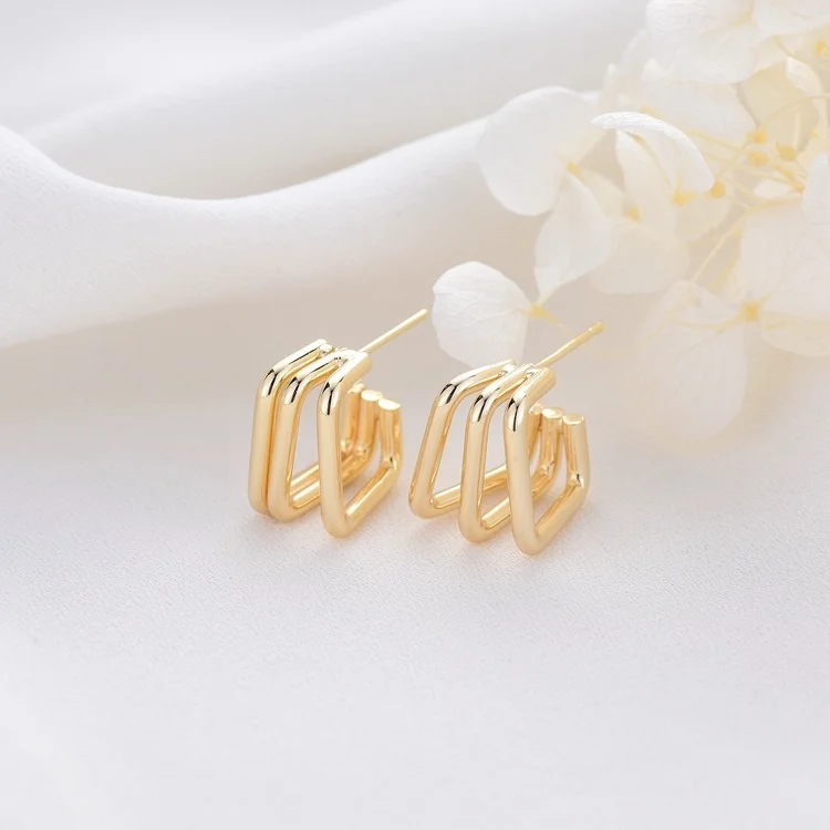 Jiexing geometric Earrings overseas ins wind net red earrings female versatile Earrings DIY accessories
Jiexing geometric Earrings overseas ins wind net red earrings female versatile Earrings DIY accessories