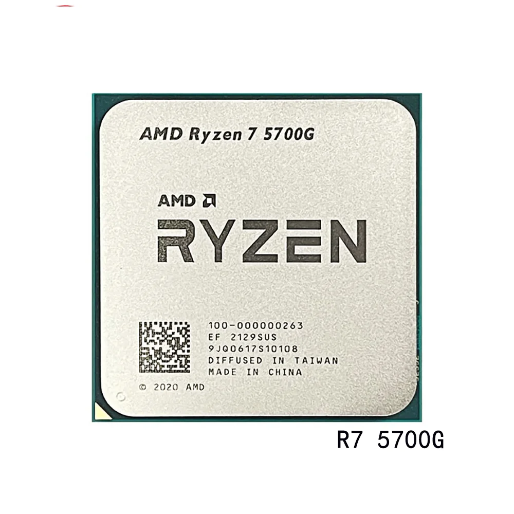 AMD Ryzen 7 5700G Новый R7 5700G 3,8 ГГц 100 гвоздичный миксер 16-секционный процес65 Вт L3 = 16M 000000263-разъем AM4 без но
AMD Ryzen 7 5700G Новый R7 5700G 3,8 ГГц 100 гвоздичный миксер 16-секционный процес65 Вт L3 = 16M 000000263-разъем AM4 без но