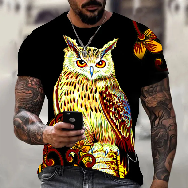 2022 New Summer Owl T Shirt Men Women Children Bird Owl 3D Printed T-shirt Cool Boy Girl Kids Short Sleeve Tops Cool Tees
2022 New Summer Owl T Shirt Men Women Children Bird Owl 3D Printed T-shirt Cool Boy Girl Kids Short Sleeve Tops Cool Tees