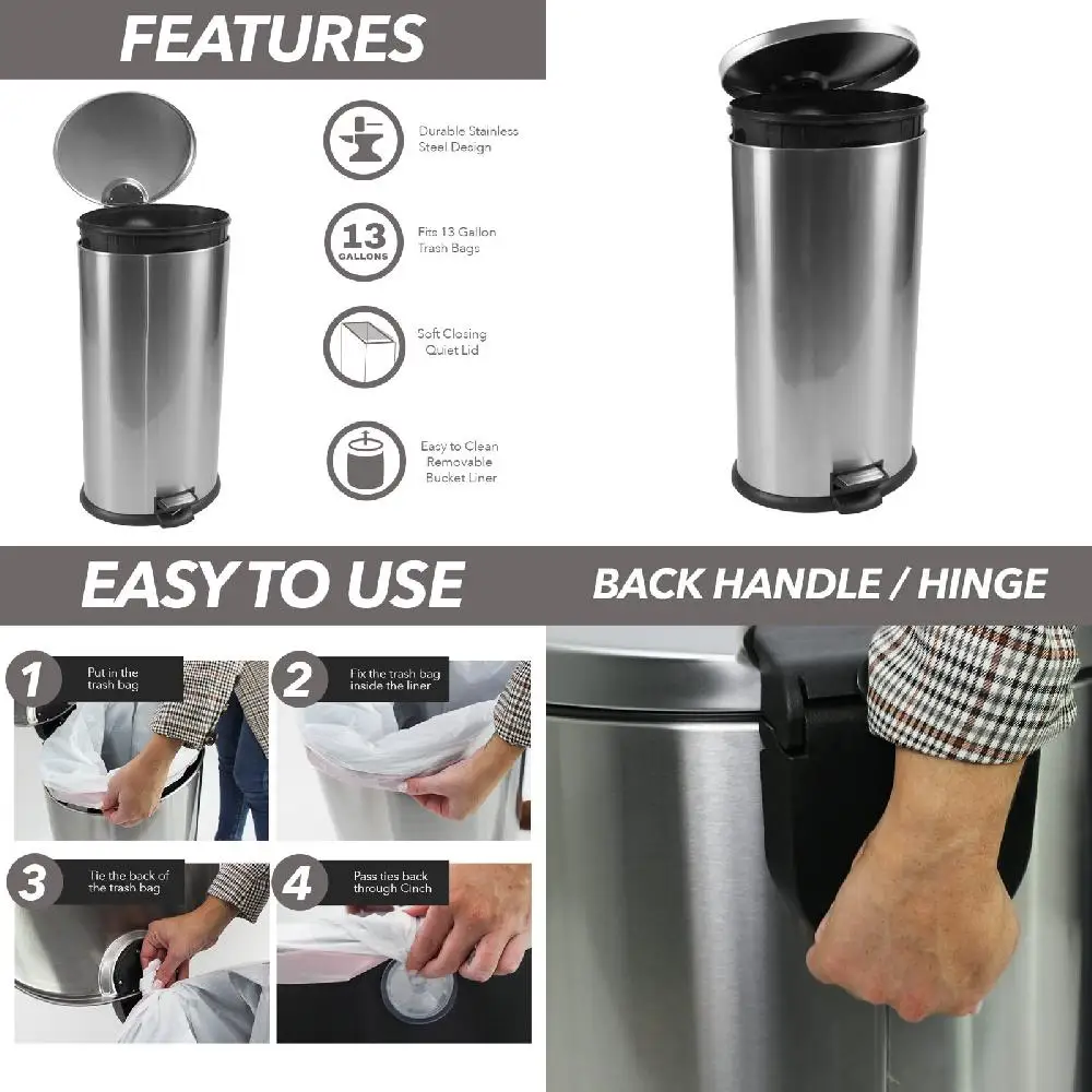 Reusable Fine Durable Home Kitchen Car Garbage Can with Reusable Trash Bags - 155 Characters
Reusable Fine Durable Home Kitchen Car Garbage Can with Reusable Trash Bags - 155 Characters
