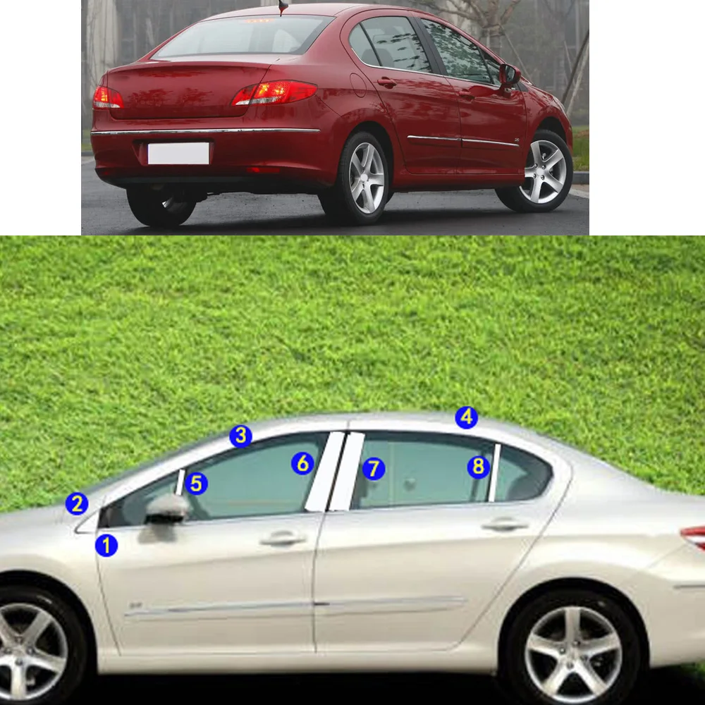 Car Sticker Garnish Pillar Window Middle Strip Trim Frame Hoods For Peugeot 408 2010 2011 2012 2013
Car Sticker Garnish Pillar Window Middle Strip Trim Frame Hoods For Peugeot 408 2010 2011 2012 2013