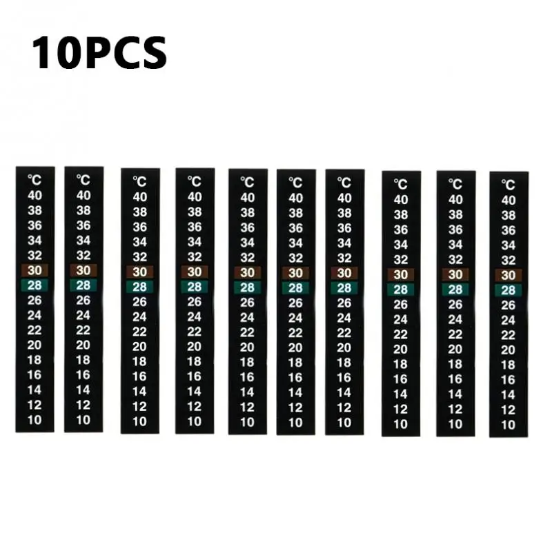 5/10PCs Stick-on Digital Aquarium Fish Tank Fridge Thermometer Sticker Measurement Stickers Temperature Control Tools Products
5/10PCs Stick-on Digital Aquarium Fish Tank Fridge Thermometer Sticker Measurement Stickers Temperature Control Tools Products