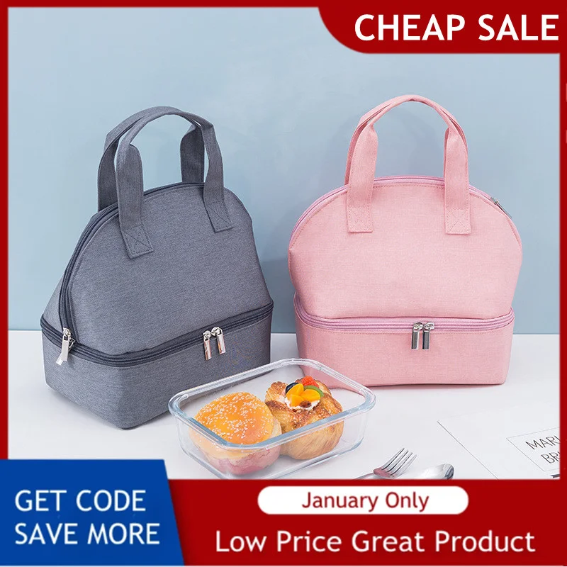1 Pc 2 Layers Lunch Bag large waterproof Food Picnic Cooler Bag Insulated Lunch Bags Portable Student Breakfast Pouch
1 Pc 2 Layers Lunch Bag large waterproof Food Picnic Cooler Bag Insulated Lunch Bags Portable Student Breakfast Pouch