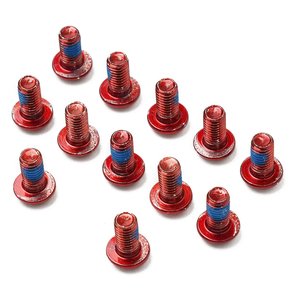 12pcs M5x9mm Bicycle Disk Brake Rotor Bolts Stainless Steel T25 Bike Bicycle Brakes Disc Colorful Screws Outdoor Cycling
12pcs M5x9mm Bicycle Disk Brake Rotor Bolts Stainless Steel T25 Bike Bicycle Brakes Disc Colorful Screws Outdoor Cycling