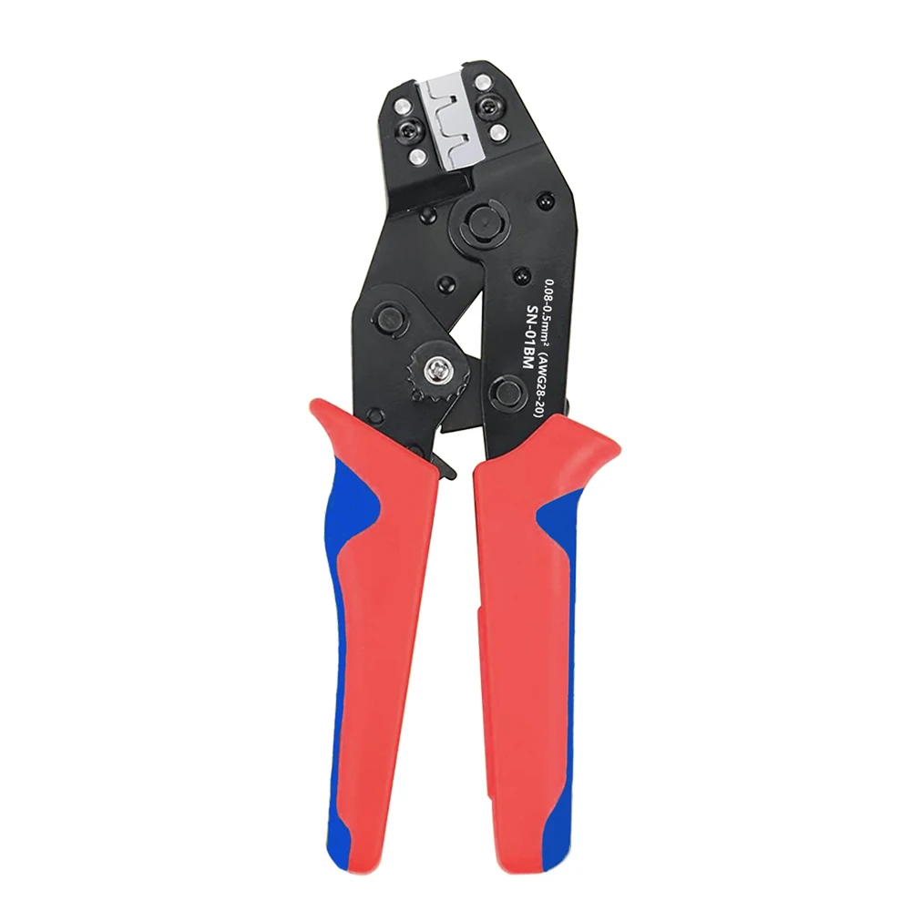 

SN-01BM Professional Wire Crimping tool Ratchet Terminals Crimping Plier AWG28-20 for XH2.54/3.96,PH2.0,PX,JST,Molex Connectors