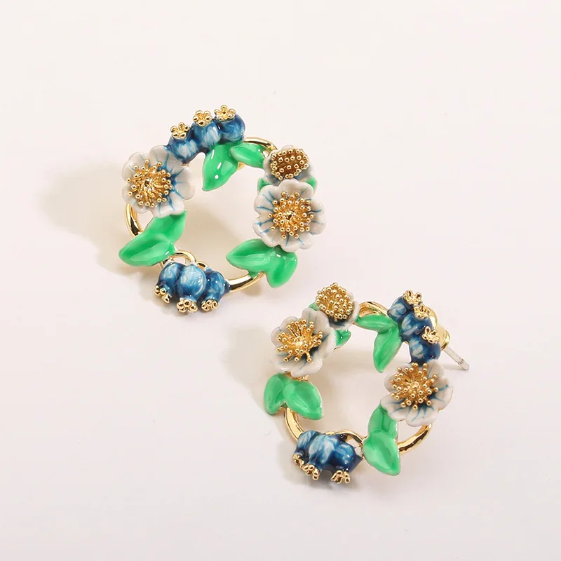 Enamel Craft Lily Eardrop Earring Premium Fashion Temperament Earrings Non-Mainstream Style Ear Studs
Enamel Craft Lily Eardrop Earring Premium Fashion Temperament Earrings Non-Mainstream Style Ear Studs