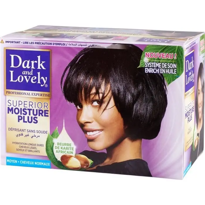 Dark and Lovely Moisture Plus No-Lye Hair Relaxer Kit, Normal
Dark and Lovely Moisture Plus No-Lye Hair Relaxer Kit, Normal