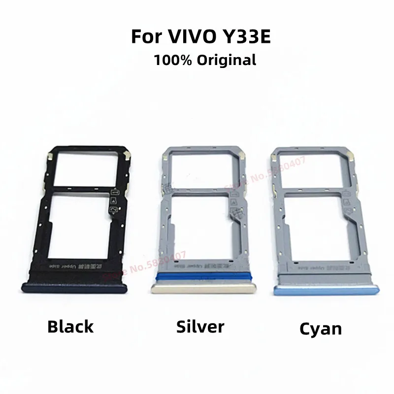 Original TF SIM Card Tray For VIVO Y33E SD/SIM TF Card Holder Tray Reader Cover Replacement Parts
Original TF SIM Card Tray For VIVO Y33E SD/SIM TF Card Holder Tray Reader Cover Replacement Parts