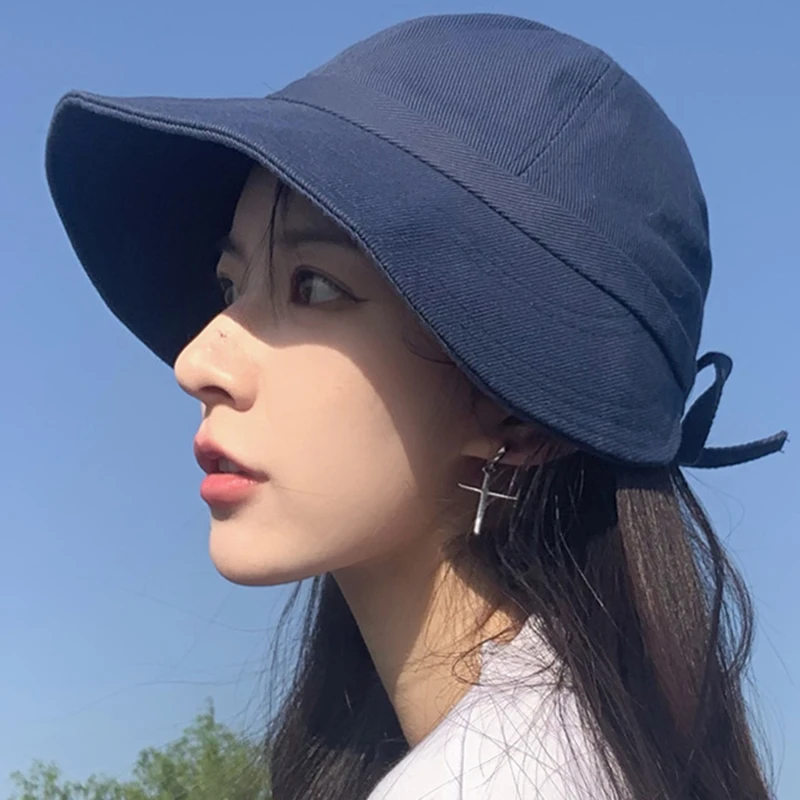 Fashion Spring Summer Women Girls Fishing Caps Visor Bow Back Sun Hats Beach Buckets Fisherman Caps Solid Color Lady Sports Caps
Fashion Spring Summer Women Girls Fishing Caps Visor Bow Back Sun Hats Beach Buckets Fisherman Caps Solid Color Lady Sports Caps