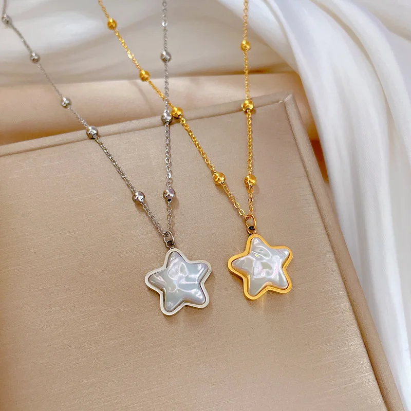 Exquisite Star Shaped Pearl Pendant Necklace for Women Girls Boho Jewelry Choker Clavicle Chain Summer Beach Party Travel Gift
Exquisite Star Shaped Pearl Pendant Necklace for Women Girls Boho Jewelry Choker Clavicle Chain Summer Beach Party Travel Gift