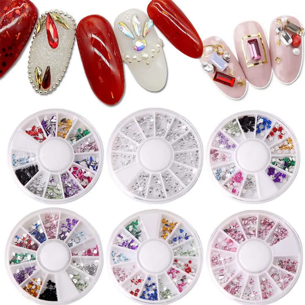 12 Grids/Set Flat Back AB Crystal Nail Rhinestones 3D Glitter Diamond Nail Art Decorations Gemstones for Nail Art Design
12 Grids/Set Flat Back AB Crystal Nail Rhinestones 3D Glitter Diamond Nail Art Decorations Gemstones for Nail Art Design