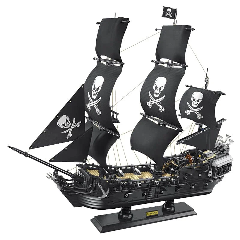 Black Pearl Sailboat Pirate Ship Model Building Blocks MOC Bricks Set Gifts Educational Toys For Children
Black Pearl Sailboat Pirate Ship Model Building Blocks MOC Bricks Set Gifts Educational Toys For Children