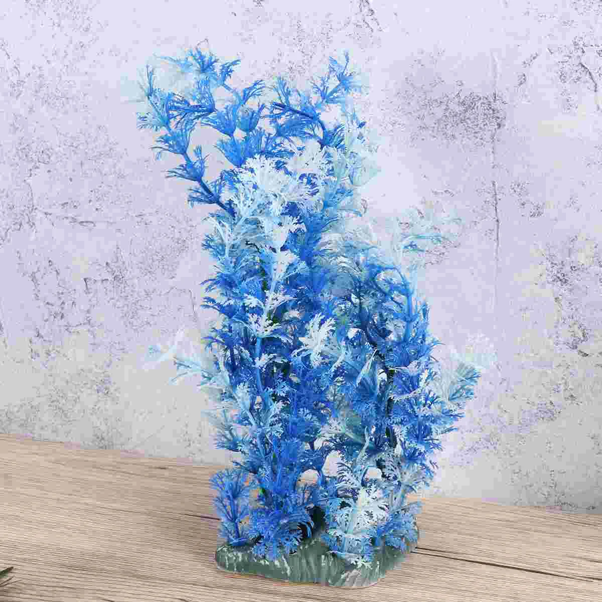 Plantsaquarium Tank Artificial Decorationssimulation Decorfor Tall Aquatic Waterdecoration Tanks Accessories Large Blue Ornament 
Plantsaquarium Tank Artificial Decorationssimulation Decorfor Tall Aquatic Waterdecoration Tanks Accessories Large Blue Ornament