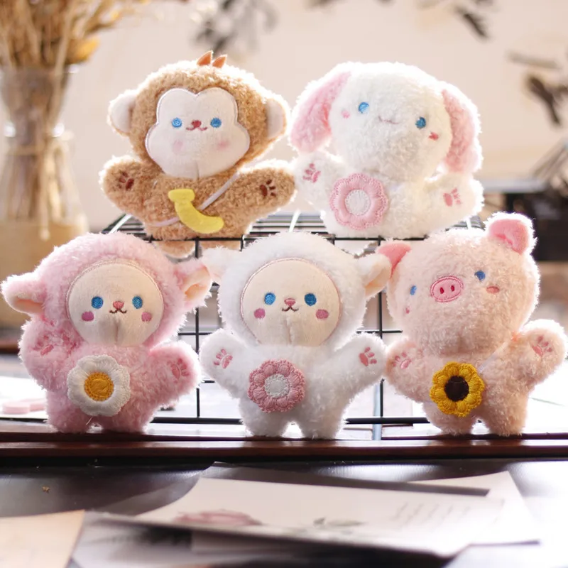 Kawaii Cute Cartoon Sheep Dog Monkey Pig Plush Doll Toys Pendant Girl Heart Bag Pendant Keychain Girl Ornaments Holiday Gifts
Kawaii Cute Cartoon Sheep Dog Monkey Pig Plush Doll Toys Pendant Girl Heart Bag Pendant Keychain Girl Ornaments Holiday Gifts