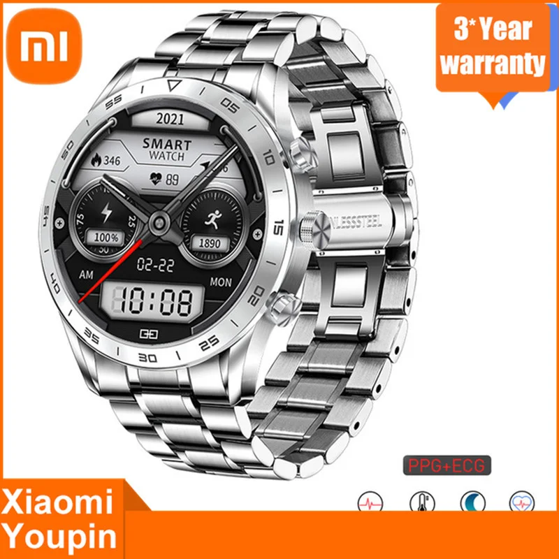 Xiaomi ECG+PPG Smart watch men heart rate monitor blood pressure Sleep Fitness Tracker Dial call Smartwatch
Xiaomi ECG+PPG Smart watch men heart rate monitor blood pressure Sleep Fitness Tracker Dial call Smartwatch