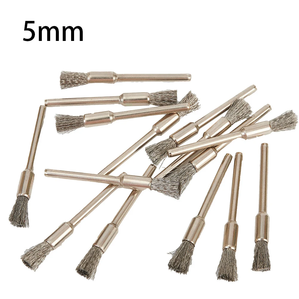 15PCS 5mm Stainless Steel Wire Brush Mold Grinder Handle Electric Rotary Drill Wire Brush Factory Maintenance
15PCS 5mm Stainless Steel Wire Brush Mold Grinder Handle Electric Rotary Drill Wire Brush Factory Maintenance