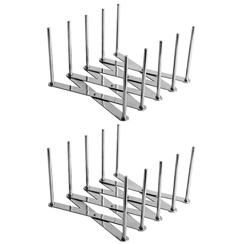 2 Pack Stand for lids Pot Lid Holders Multipurpose Steamer Rack Pans Holder for glasses Flexible plate holder Kitchen Organizer
2 Pack Stand for lids Pot Lid Holders Multipurpose Steamer Rack Pans Holder for glasses Flexible plate holder Kitchen Organizer