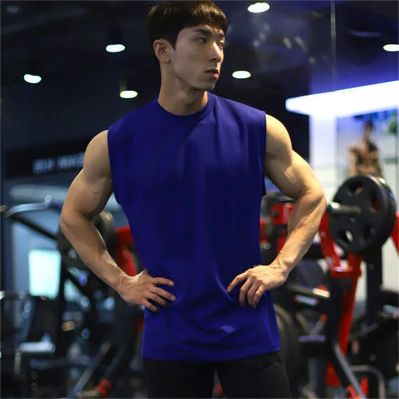 2022 Men's Sports Quick-Drying Sleeveless T-shirt Vest FItness Large Size basketball Training Breathable Wide Shoulders Clothes
2022 Men's Sports Quick-Drying Sleeveless T-shirt Vest FItness Large Size basketball Training Breathable Wide Shoulders Clothes
