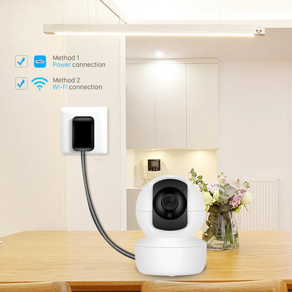 4K AI Auto Tracking Wireless Surveillance Security Protection Indoor CCTV Camera Auto Exposure Control With Baby Monitor
4K AI Auto Tracking Wireless Surveillance Security Protection Indoor CCTV Camera Auto Exposure Control With Baby Monitor