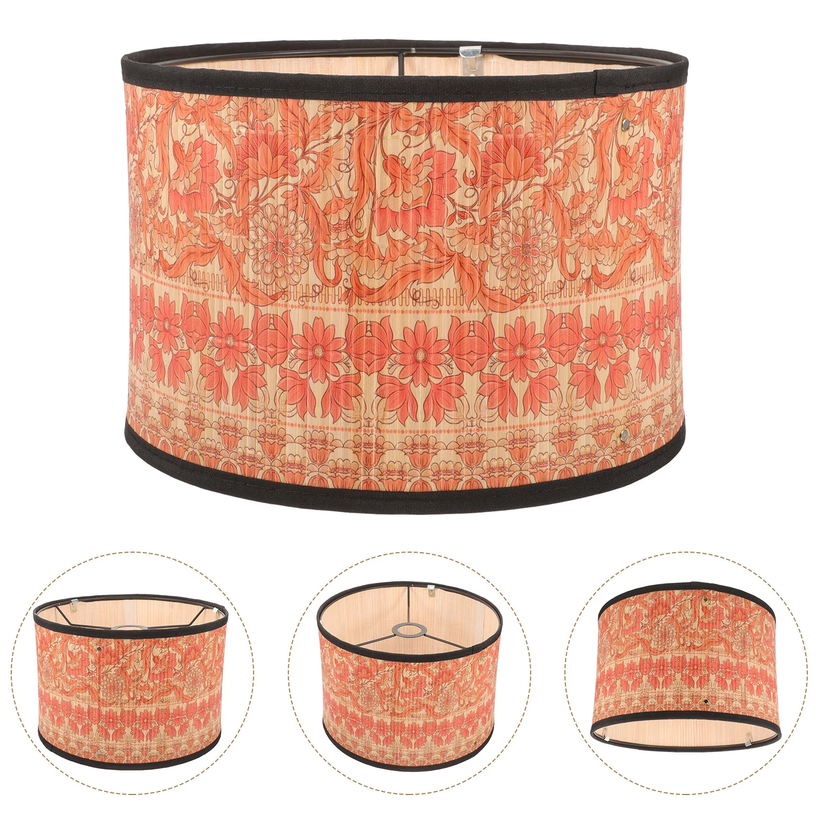 Home Retro Lampshade Bamboo Accessories Vintage Shades Hanging Ceiling Printing Iron Cover Decor
Home Retro Lampshade Bamboo Accessories Vintage Shades Hanging Ceiling Printing Iron Cover Decor