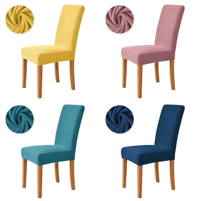 Solid Jacquard Waterproof Dinner Table and Chairs Stretch for Wedding Office Banquet Chair Covers Spandex Sillas De Oficina
Solid Jacquard Waterproof Dinner Table and Chairs Stretch for Wedding Office Banquet Chair Covers Spandex Sillas De Oficina
