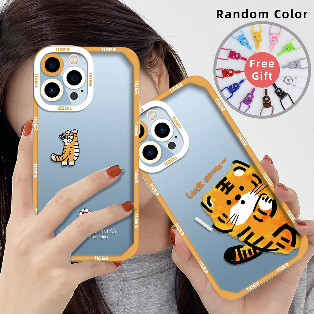 Cartoon Cute Tiger Clear Phone Case for IPhone 11 13 Pro MAX 12 X XS XR 7 8 Plus SE2020 Transparent Soft Shockproof Cover
Cartoon Cute Tiger Clear Phone Case for IPhone 11 13 Pro MAX 12 X XS XR 7 8 Plus SE2020 Transparent Soft Shockproof Cover