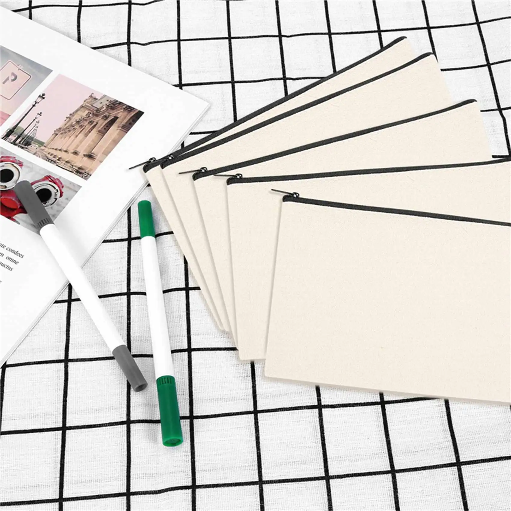 Canvas Zip Bags Canvas Pencil Pouch Canvas Makeup Bags Blank Canvas Pencil Case DIY Craft Bags Cosmetic Pouch Makeup Bag
Canvas Zip Bags Canvas Pencil Pouch Canvas Makeup Bags Blank Canvas Pencil Case DIY Craft Bags Cosmetic Pouch Makeup Bag