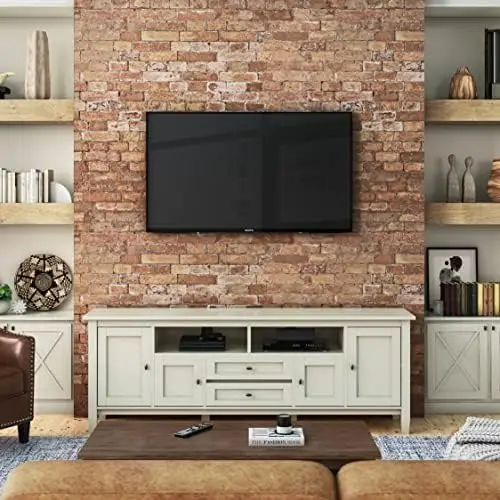 Shaker SOLID WOOD Universal TV Media Stand, 47 inch Wide, Transitional, Living Room Entertainment Center, Storage Cabinet, for F
Shaker SOLID WOOD Universal TV Media Stand, 47 inch Wide, Transitional, Living Room Entertainment Center, Storage Cabinet, for F