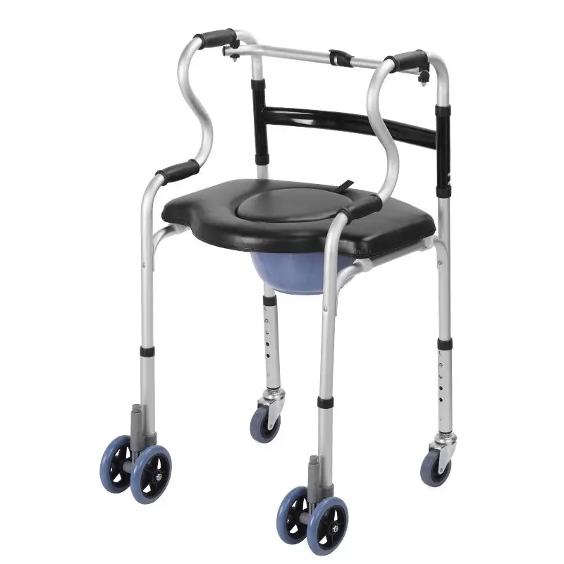 Elderly Foldable Toilet Seat Chair Aluminum Alloy Walking Aids Standing Frame Disabled Rehabilitation Training Mobility Tool
Elderly Foldable Toilet Seat Chair Aluminum Alloy Walking Aids Standing Frame Disabled Rehabilitation Training Mobility Tool