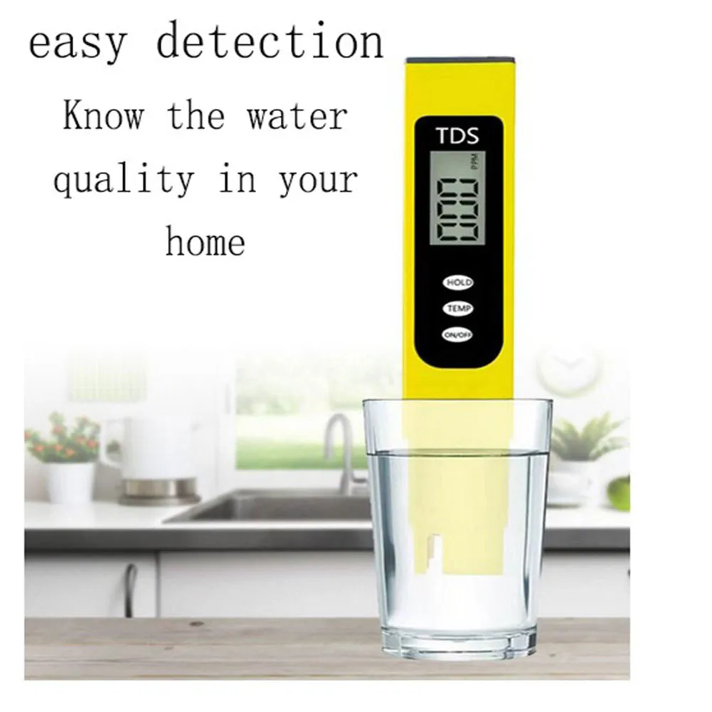 TDS-H4 New High Quality Digital LCD Water Quality Test Pen Is Suitable for Hospital Swimming Pool Home Water Purifier Testing
TDS-H4 New High Quality Digital LCD Water Quality Test Pen Is Suitable for Hospital Swimming Pool Home Water Purifier Testing