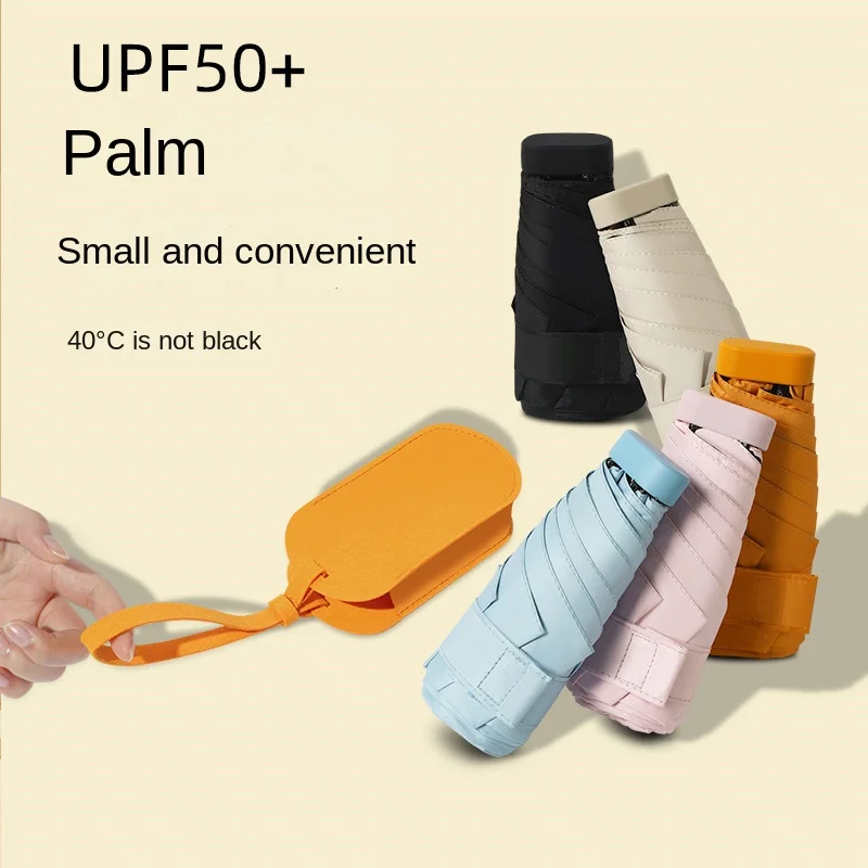 14Cm6 Bone Black Glue Sunscreen Sun Umbrella Ultra-Light Ladies Mini Portable Folding Sunshade Flat 6 Fold Card Package Umbrella
14Cm6 Bone Black Glue Sunscreen Sun Umbrella Ultra-Light Ladies Mini Portable Folding Sunshade Flat 6 Fold Card Package Umbrella