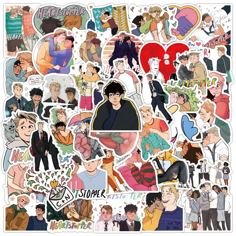 10/30/50Pcs Heartstopper BL Stickers for Luggage Helmet Bike Phone Gay Sticker Pvc Waterproof Decal Diy Stationery Toy Gifts
10/30/50Pcs Heartstopper BL Stickers for Luggage Helmet Bike Phone Gay Sticker Pvc Waterproof Decal Diy Stationery Toy Gifts