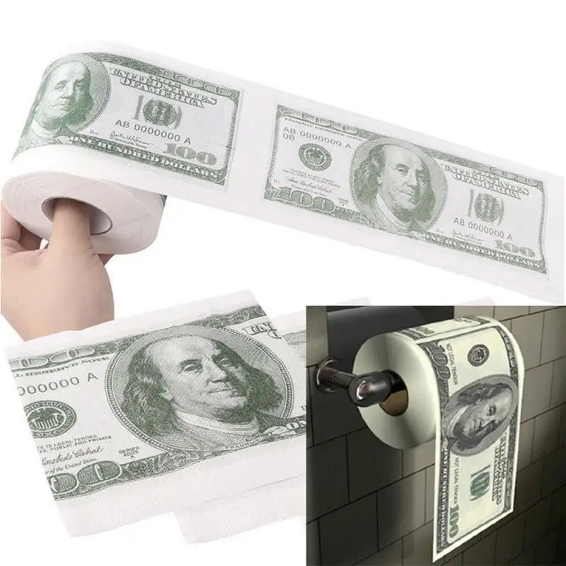 Забавный однодневный банкнот, рулон туалетной бумаги, бумажный рулон, $100, новый подарок, 2Ply бумага, полотенца, ткани, принадлежности для ванной комнаты
Забавный однодневный банкнот, рулон туалетной бумаги, бумажный рулон, $100, новый подарок, 2Ply бумага, полотенца, ткани, принадлежности для ванной комнаты