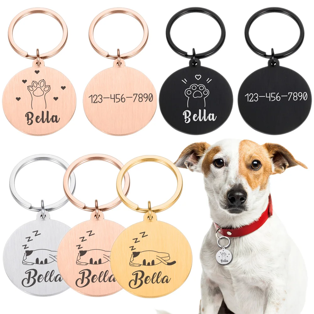 Customized Pets Dog Collar Address Tags Personalized Dog Plate Necklace ID Tags Cat Chain Puppy Kitten Accessories Pet Supplies
Customized Pets Dog Collar Address Tags Personalized Dog Plate Necklace ID Tags Cat Chain Puppy Kitten Accessories Pet Supplies