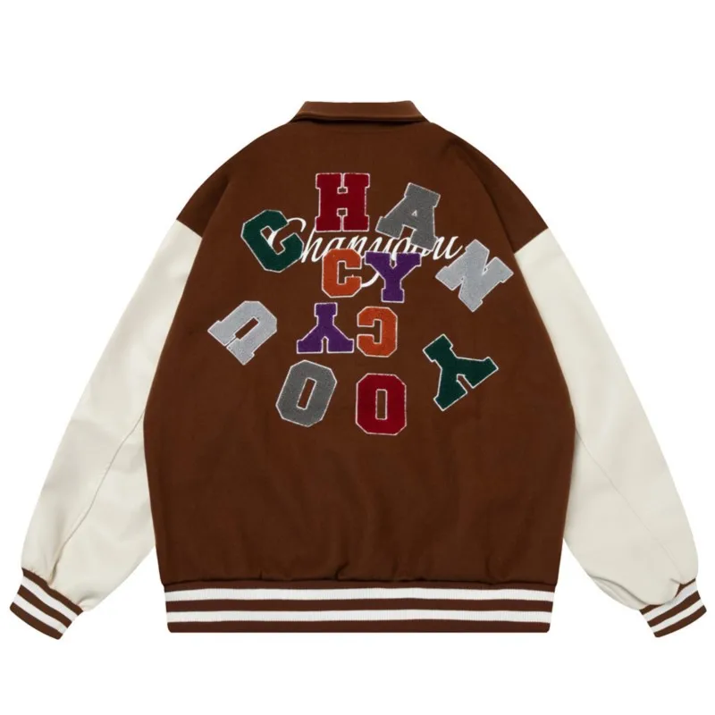 Мужская куртка с цветными буквами, свободная нишевая куртка в Корейском стиле, Осень-зима 2022
Мужская куртка с цветными буквами, свободная нишевая куртка в Корейском стиле, Осень-зима 2022