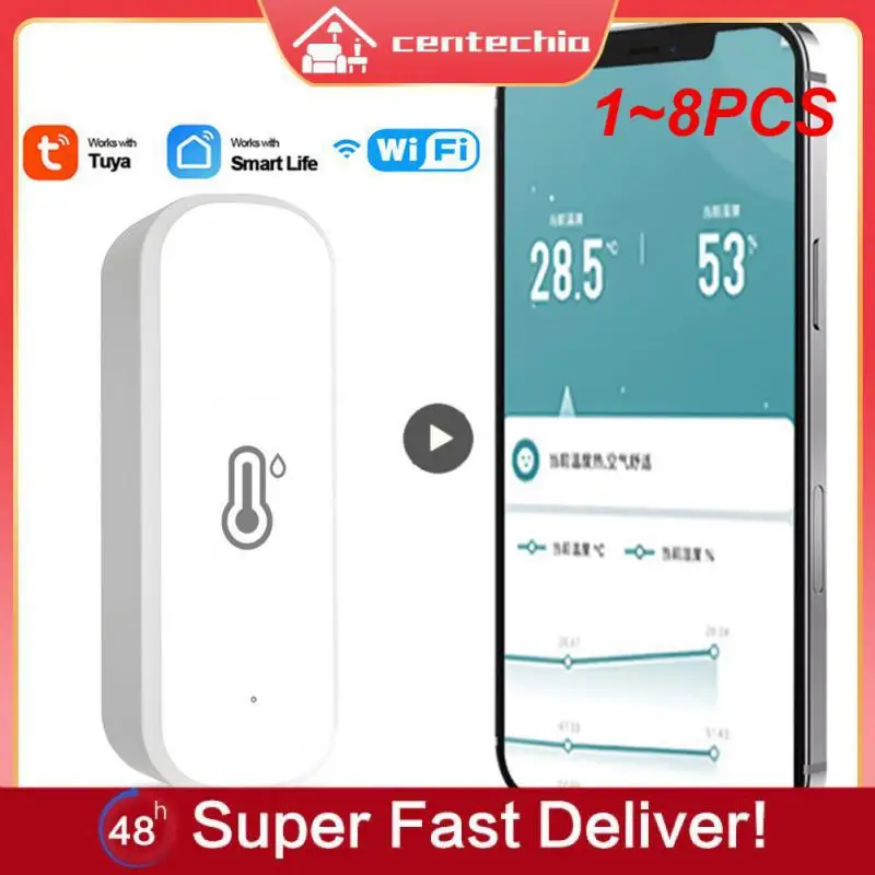 1~8PCS Zigbee 3.0 Wifi Tuya Temperature Humidity Sensor Smart Home Thermometer Hygrometer Detector With Alexa Google Smart Life
1~8PCS Zigbee 3.0 Wifi Tuya Temperature Humidity Sensor Smart Home Thermometer Hygrometer Detector With Alexa Google Smart Life