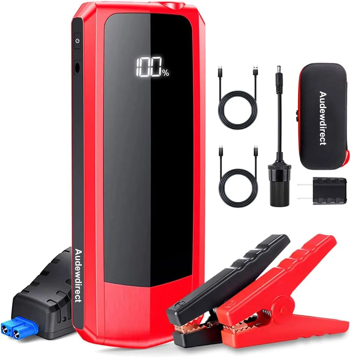 Jump Starter 2000A Peak 20000mAh (Start Any Gas Engine or up to 8.5L Diesel Engine) Charger Automotive, 12V Car Jumper, Power B
Jump Starter 2000A Peak 20000mAh (Start Any Gas Engine or up to 8.5L Diesel Engine) Charger Automotive, 12V Car Jumper, Power B