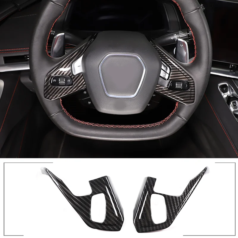 ABS Carbon Fiber Steering Wheel Button Frame Cover Decorate for Chevrolet Corvette C8 Stingray Z51 Z06 2020-2023 Car Accessories
ABS Carbon Fiber Steering Wheel Button Frame Cover Decorate for Chevrolet Corvette C8 Stingray Z51 Z06 2020-2023 Car Accessories