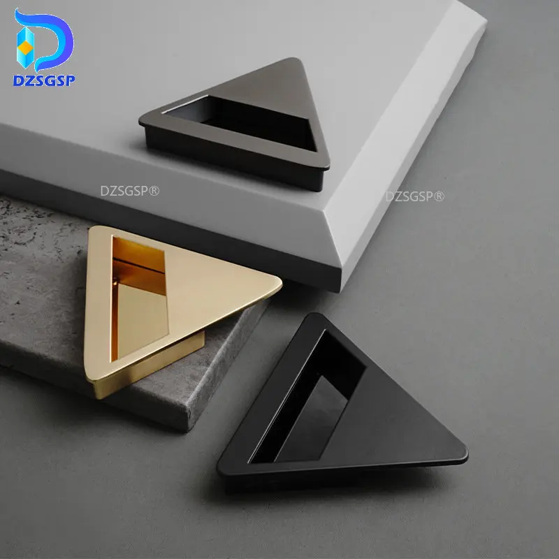 Modern Triangle Slotted Concealed Handle Zinc Alloy Tatami Buckle Wardrobe Embedded Drawer Pulls Nordic Cabinet Door Handles
Modern Triangle Slotted Concealed Handle Zinc Alloy Tatami Buckle Wardrobe Embedded Drawer Pulls Nordic Cabinet Door Handles