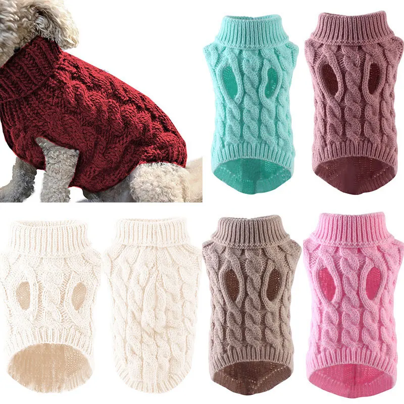 Warm Dog Cat Sweater Clothing Winter Turtleneck Knitted Pet Cat Puppy Clothes Costume For Small Dogs Cats Chihuahua Outfit Vest
Warm Dog Cat Sweater Clothing Winter Turtleneck Knitted Pet Cat Puppy Clothes Costume For Small Dogs Cats Chihuahua Outfit Vest