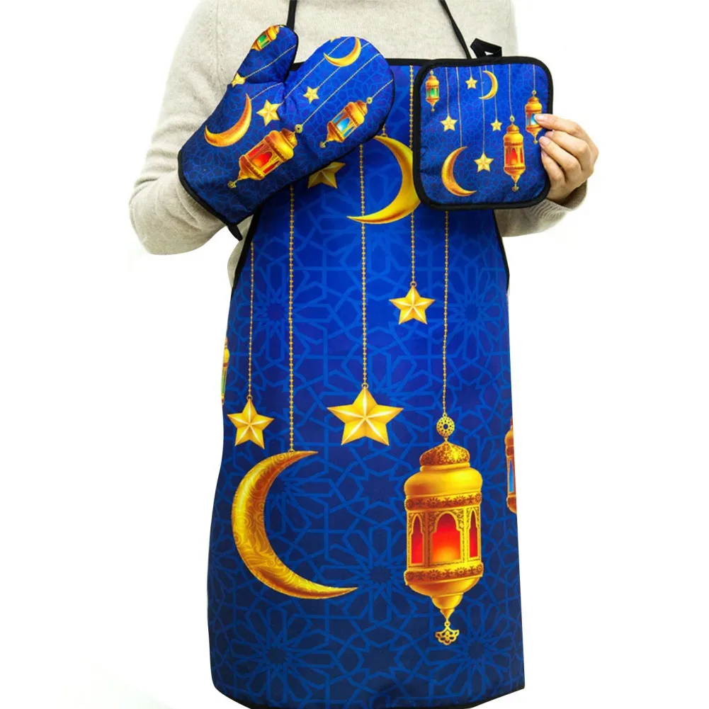 Kitchen Apron Cooking Apron and Oven Gloves Set Adjustable Neck Belt Heat Resistant Pot Holder Chef Baking Apron
Kitchen Apron Cooking Apron and Oven Gloves Set Adjustable Neck Belt Heat Resistant Pot Holder Chef Baking Apron