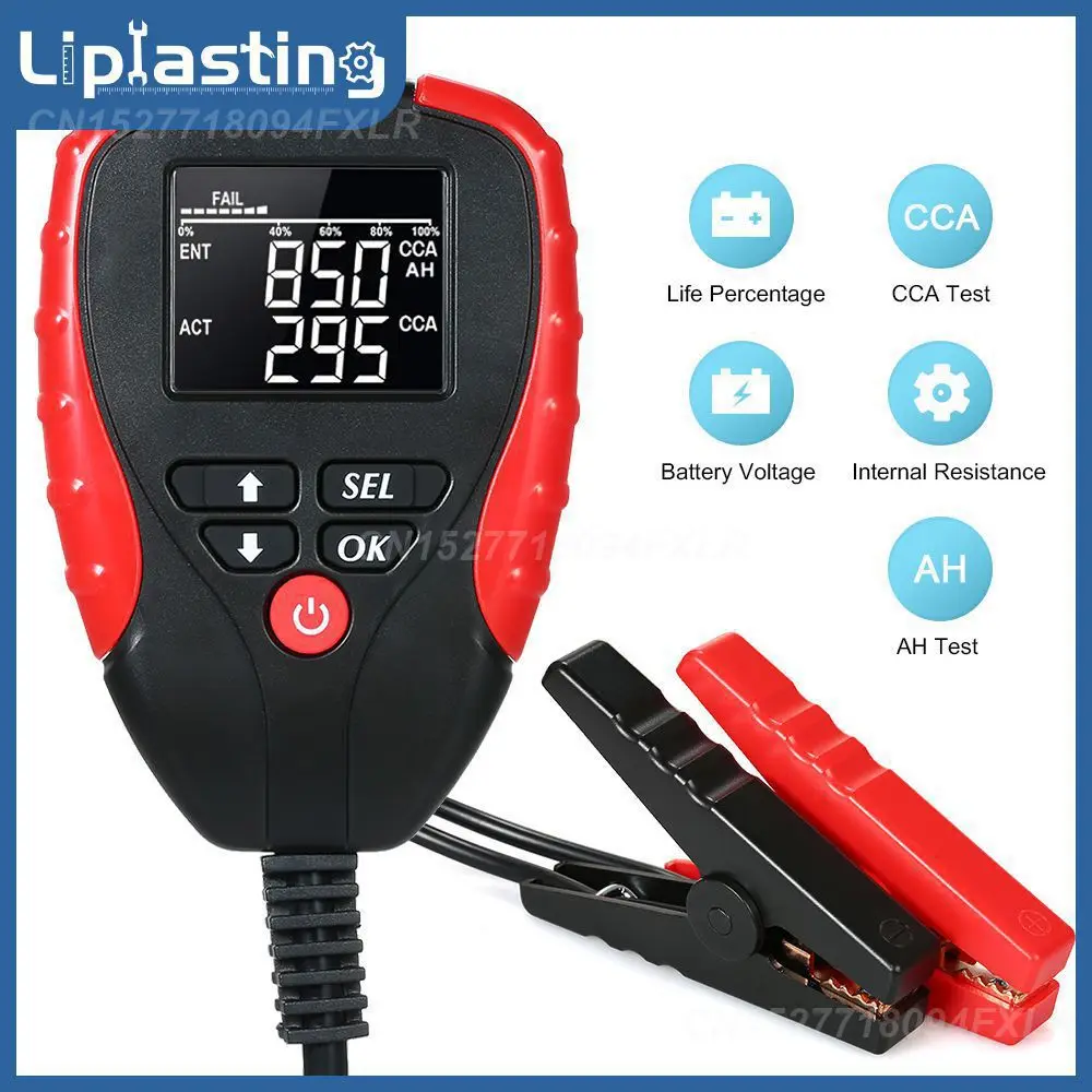 12V Car Battery Tester Detector Car Battery CCA Voltage Resistance AH Life Testing Analyzer Diagnostic Equipment
12V Car Battery Tester Detector Car Battery CCA Voltage Resistance AH Life Testing Analyzer Diagnostic Equipment